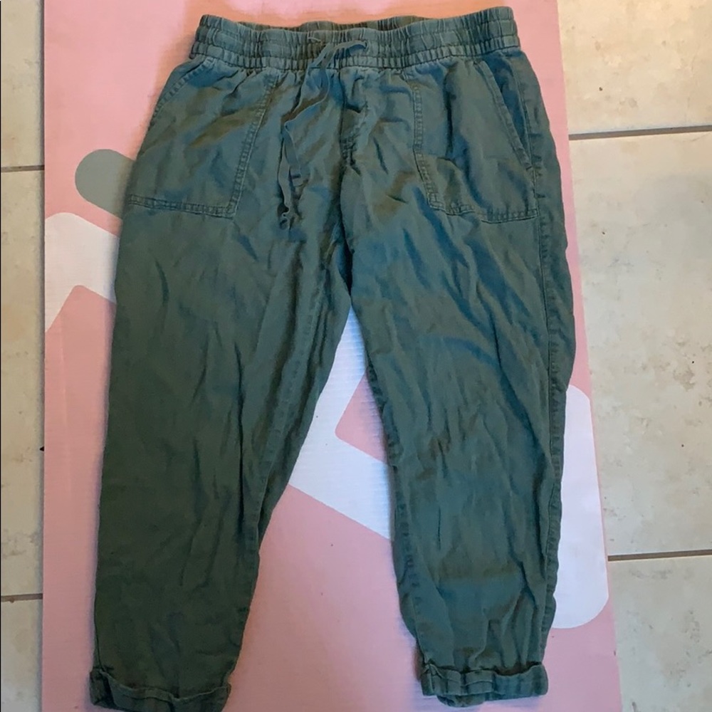 Dark green Capri pants